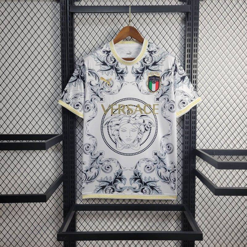 4c9eb4d5d3f11bfbeabc6567a28c2083 2024 Italy Special Edition White Football Shirt 1:1 Thai Quality