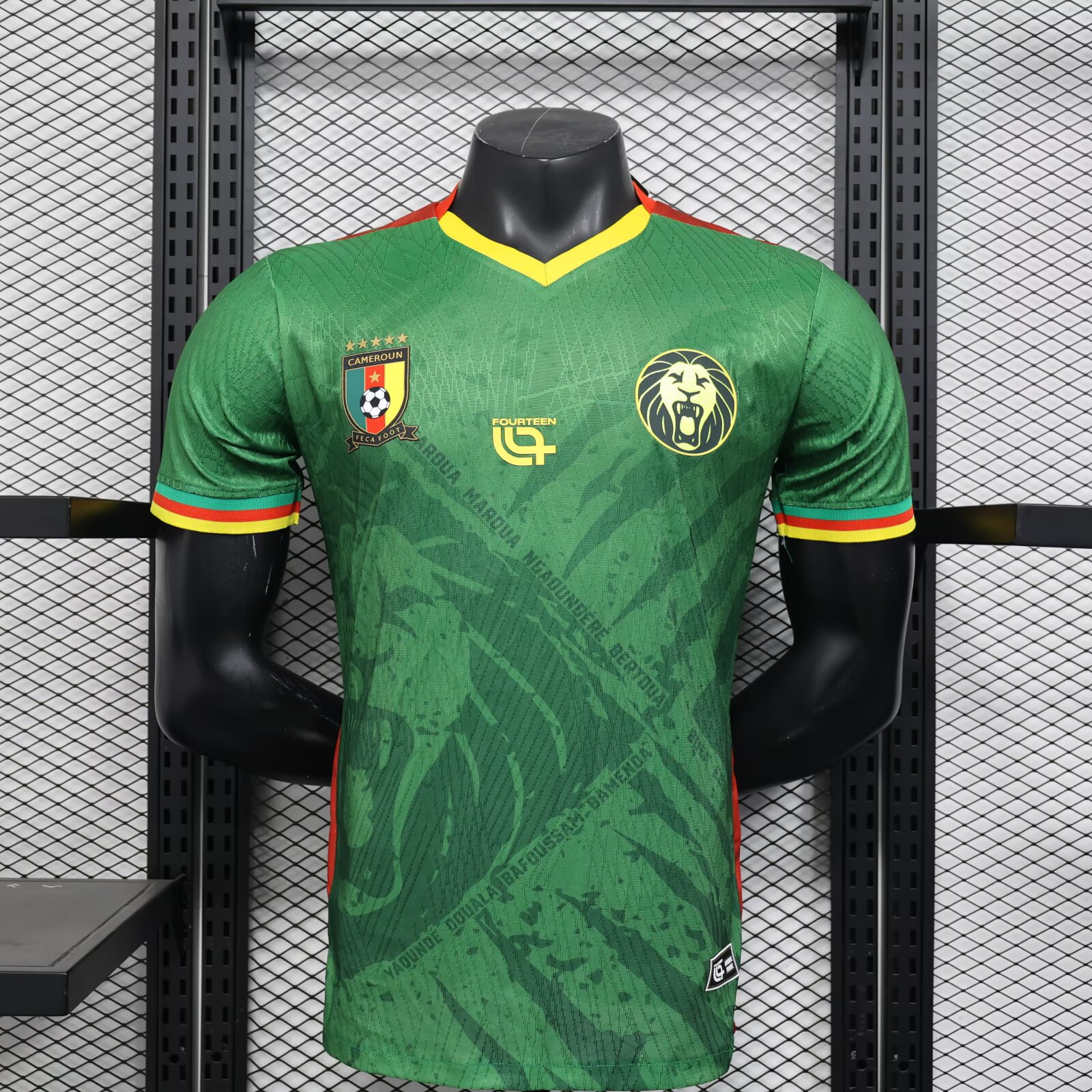2025 Player Version Cameroon Green Football Shirt 1:1 Thai Quality