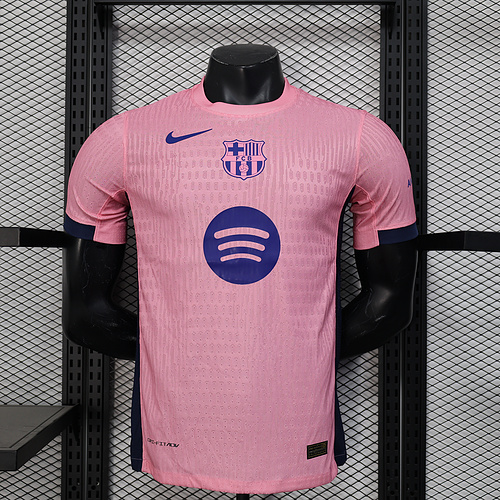 2025/2026 Player Version Barcelona pink Football Shirt