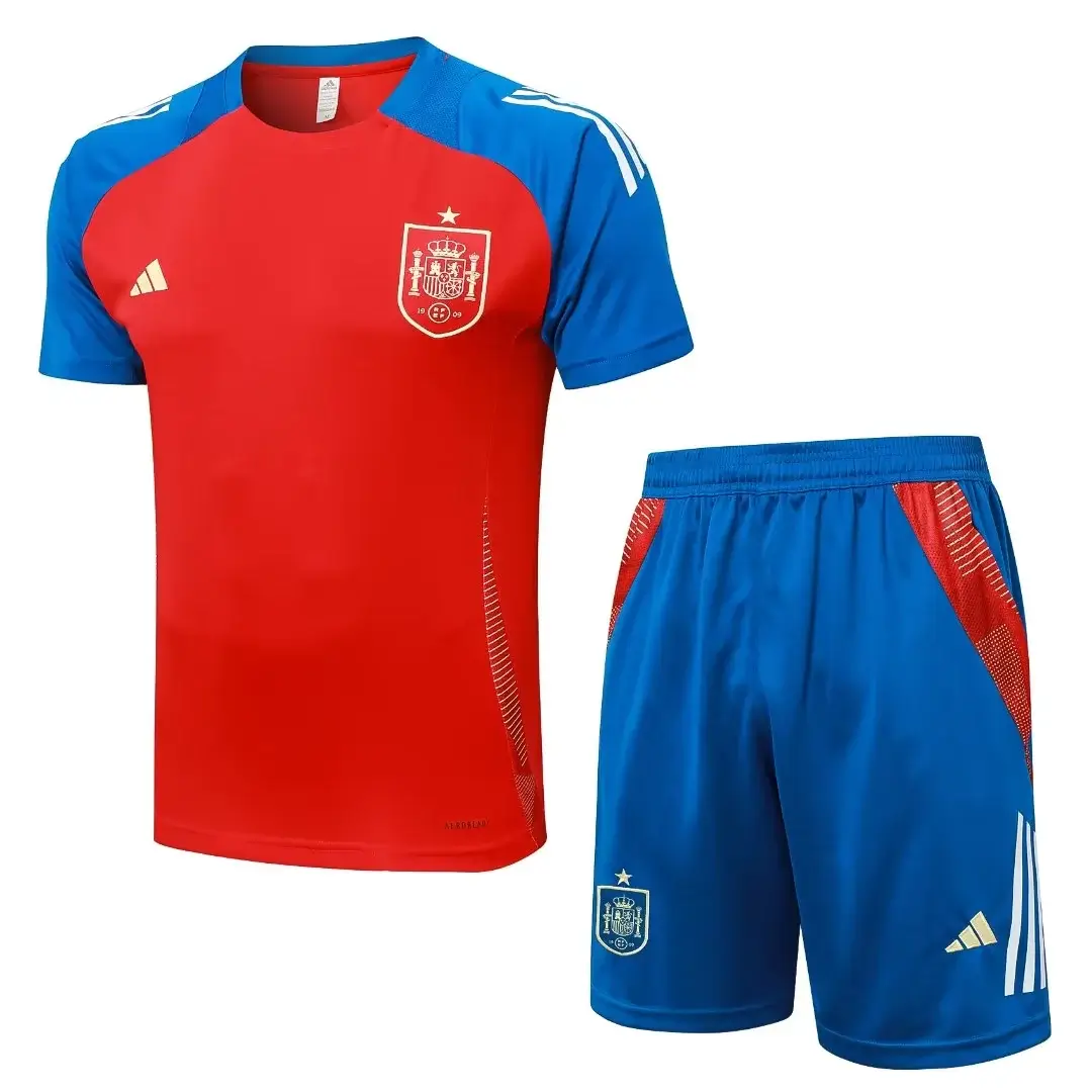 2024/2025 Spain Training Wear Red Suit Shirt 1:1 Thai Quality