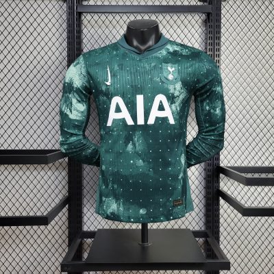 2024/2025 Player Version Long Sleeve Tottenham Hotspur Third Away Football Shirt 1:1 Thai Quality