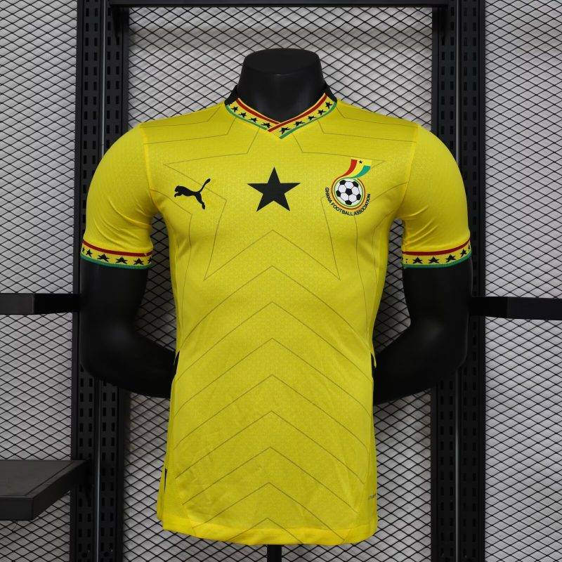 5307bfe218516414fd2cb6515db218b0 2024 Player Version Ghana Football Shirt 1:1 Thai Quality
