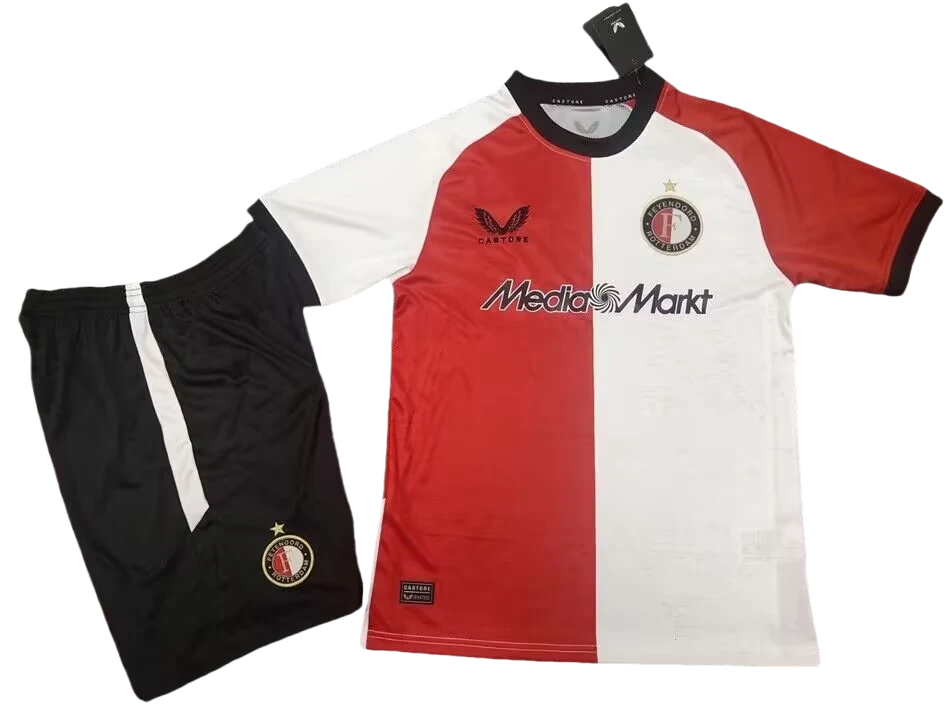 2024/2025 Feyenoord Home Football Shirt Kids Size 1:1 Thai Quality