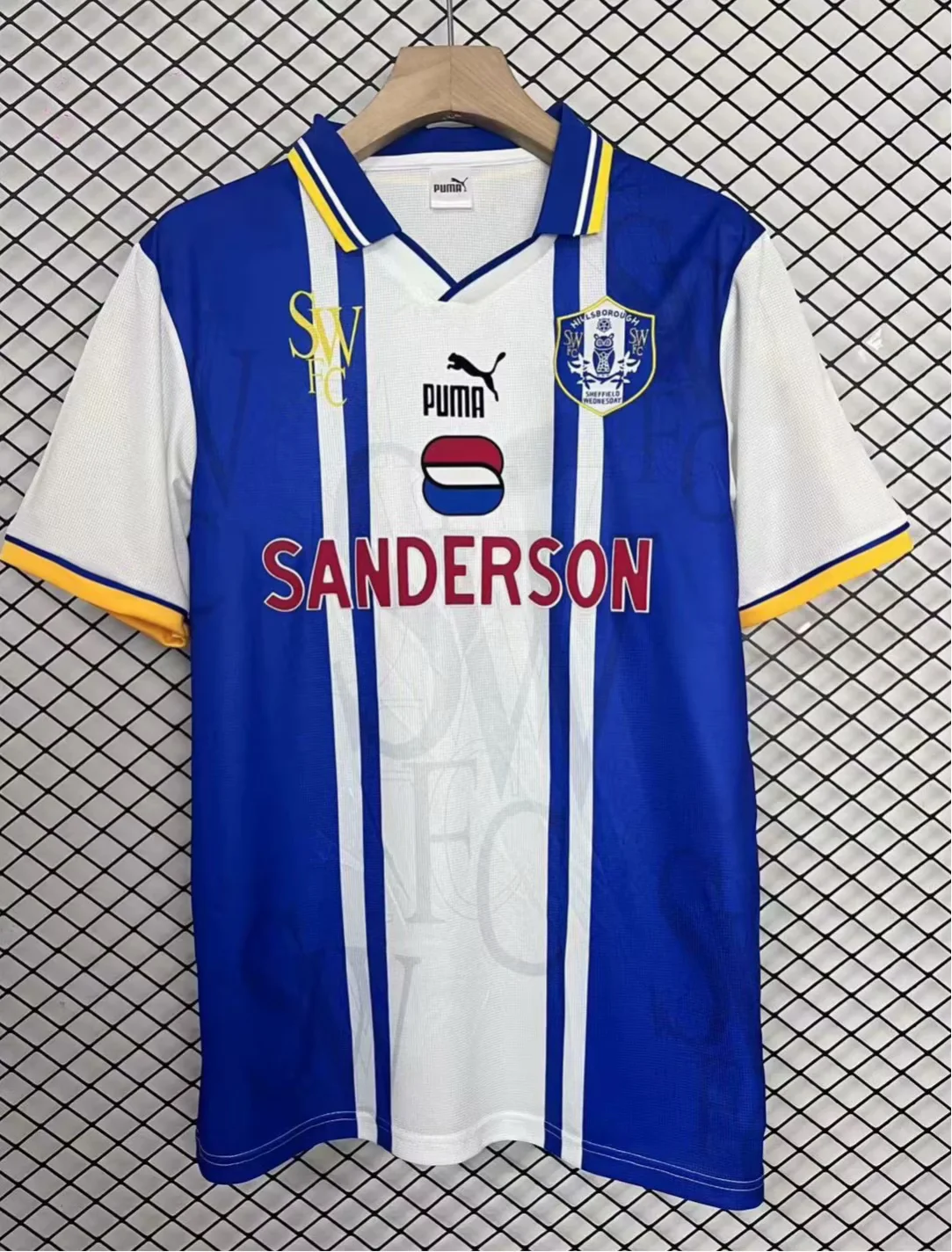 1997/1998 Retro Sheffield Wednesday Home Football Shirt 1:1 Thai Quality
