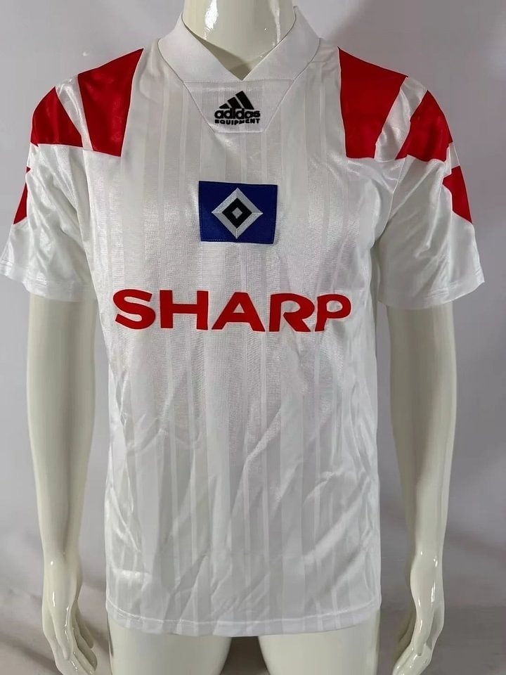 1992/1993 Retro Hamburger SV Home Football Shirt 1:1 Thai Quality