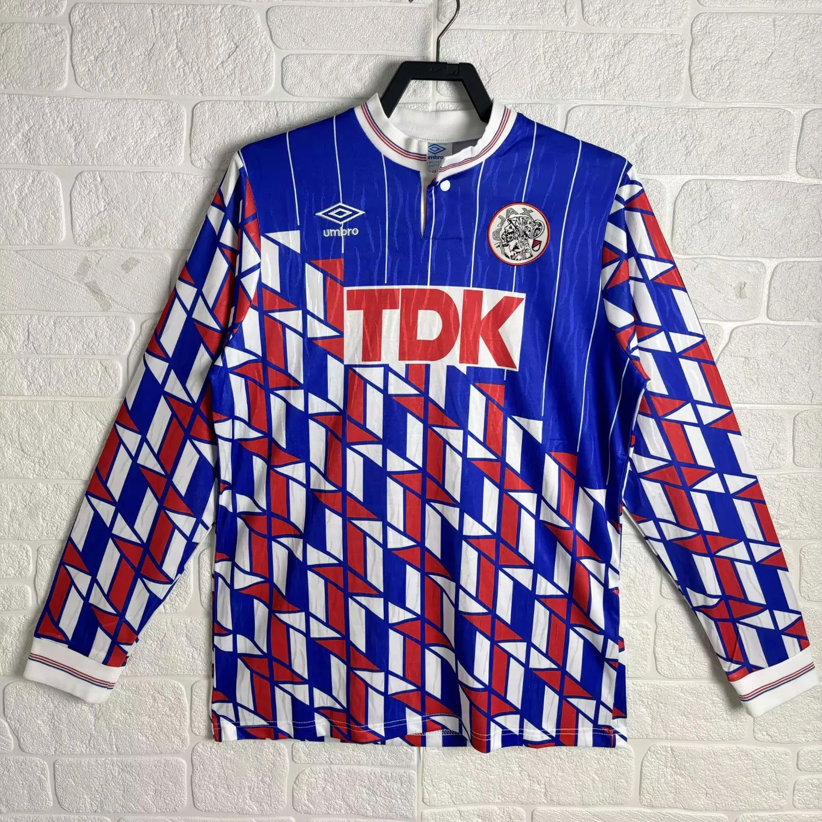 19989/1990 Retro Long Sleeve Ajax Away Football Shirt 1:1 Thai Quality