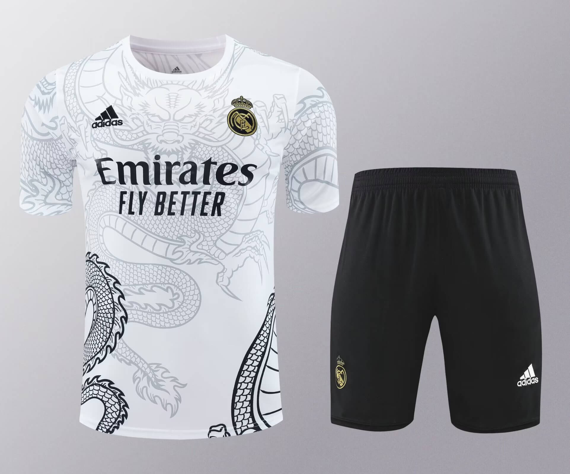 2024/2025 Real Madrid Training Wear White Suit Shirt 1:1 Thai Quality