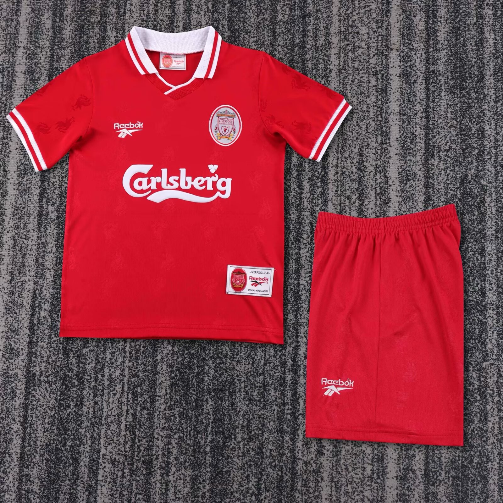1996/1997 Retro Liverpool Home Football Shirt Kids Size 1:1 Thai Quality