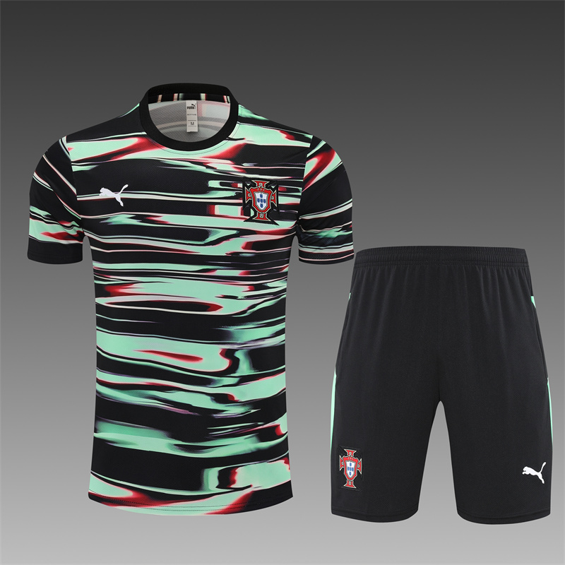 5d1d73f3724f4ec283c75451720e06d5 2025/2026 Portugal Training Wear Set Shirt 1:1 Thai Quality