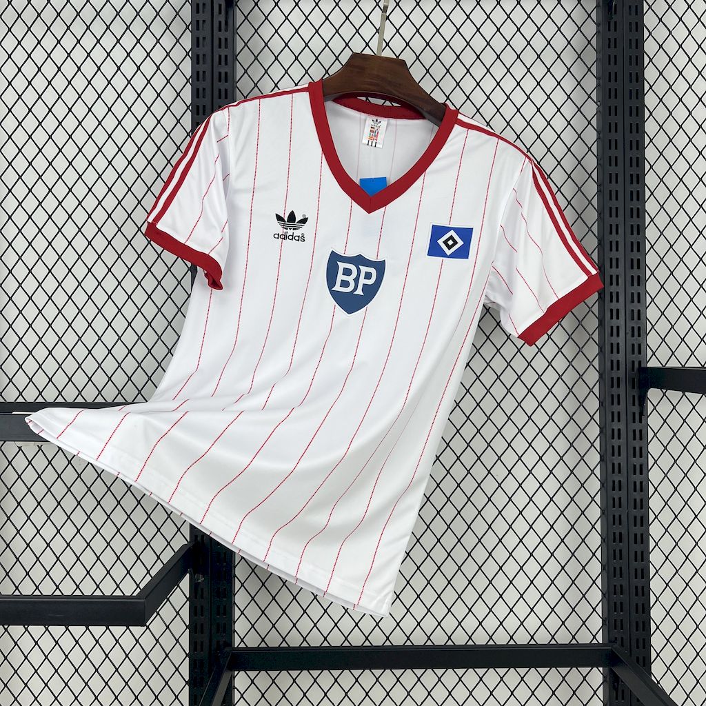 1983/1984 Retro Hamburger SV Home Football Shirt 1:1 Thai Quality