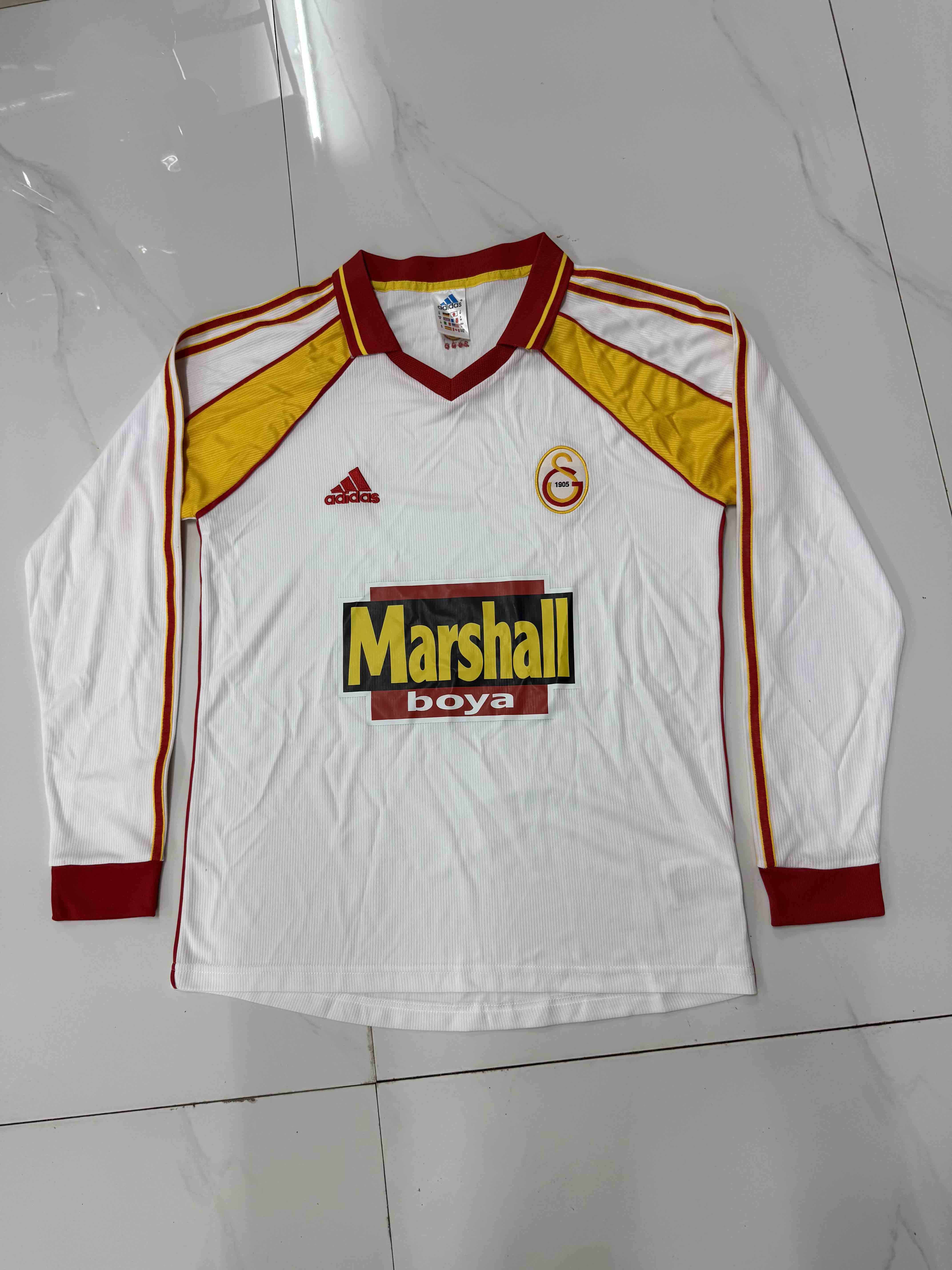 1999/2000 Retro Long Sleeve Galatasaray Away Football Shirt 1:1 Thai Quality