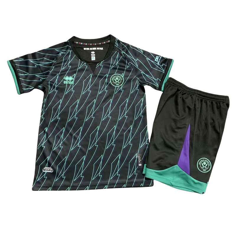 2024/2025 Sheffield United Away Football Shirt Kids Size 1:1 Thai Quality