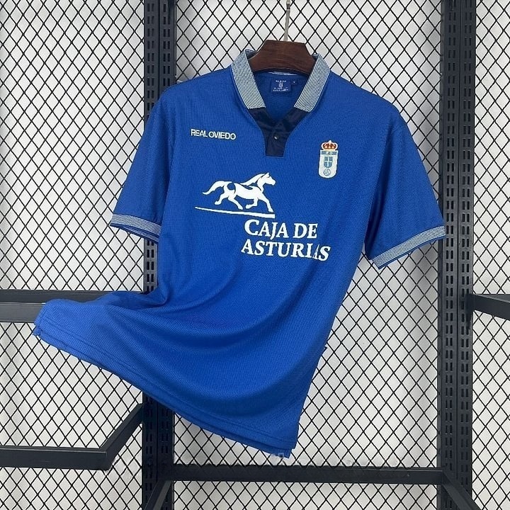 1996/1997 Retro Real Oviedo Vetusta Home Football Shirt 1:1 Thai Quality