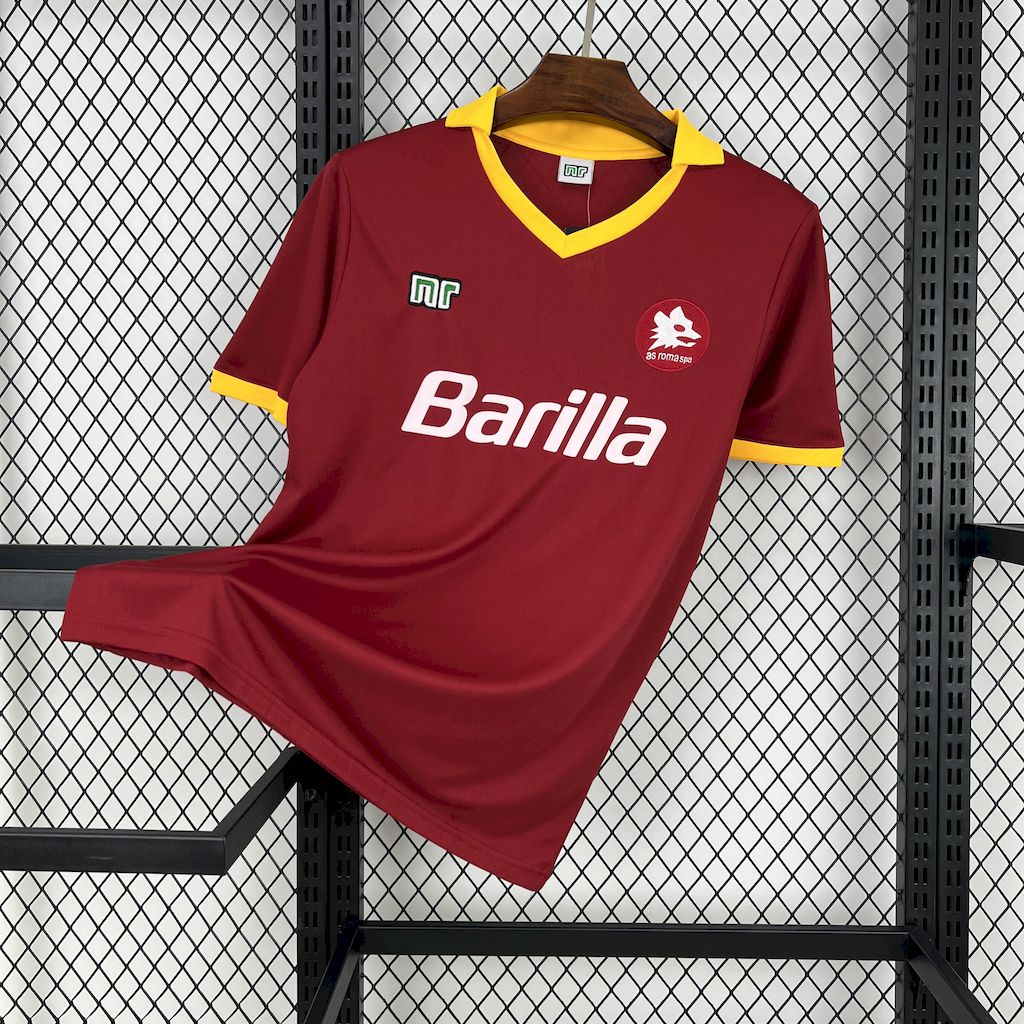1989/1990 Retro AS Roma Home Football Shirt 1:1 Thai Quality