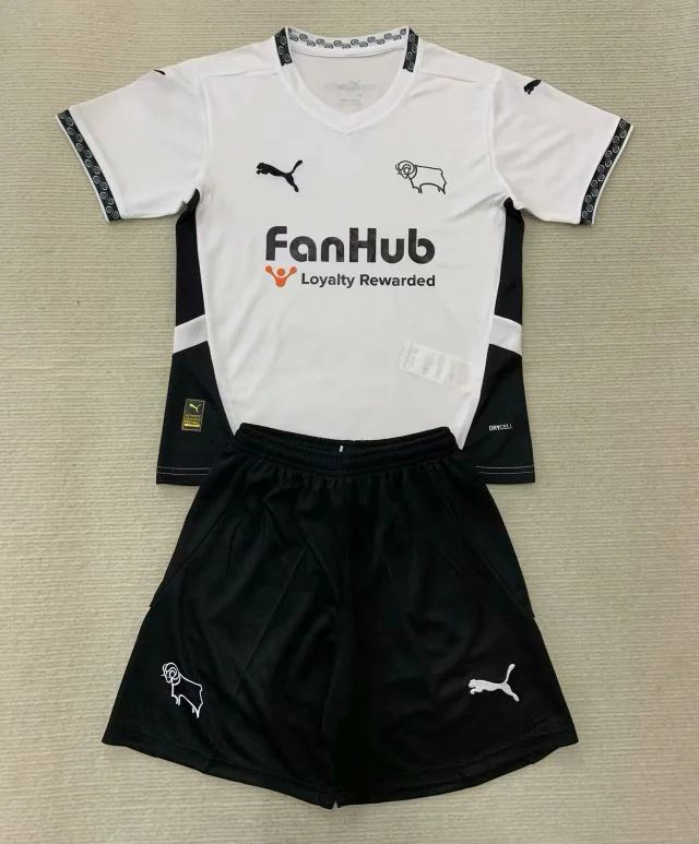 2024/2025 Derby County Home Football Shirt Kids Size 1:1 Thai Quality