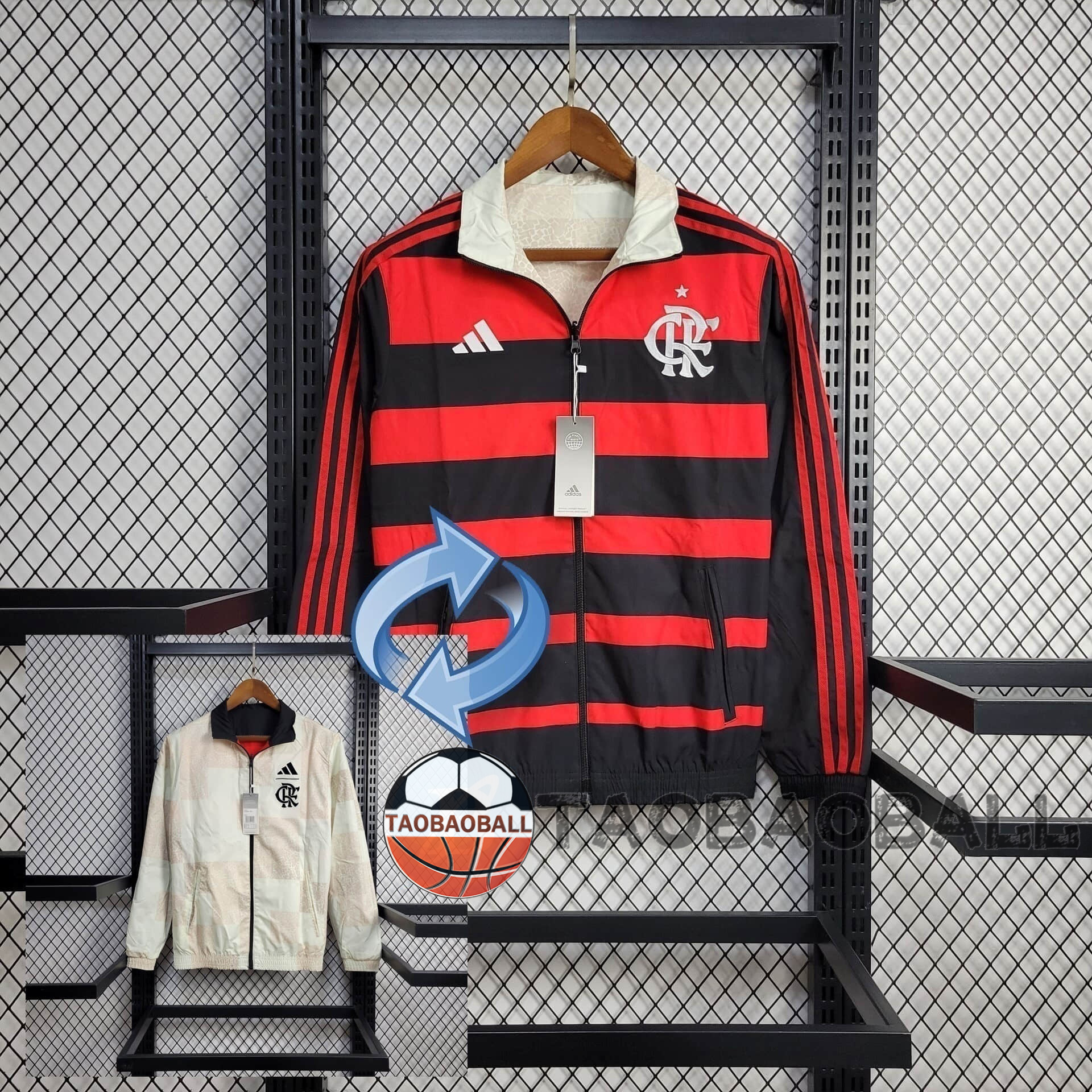 2024/2025 Flamengo Reversible Windbreaker Football Shirt