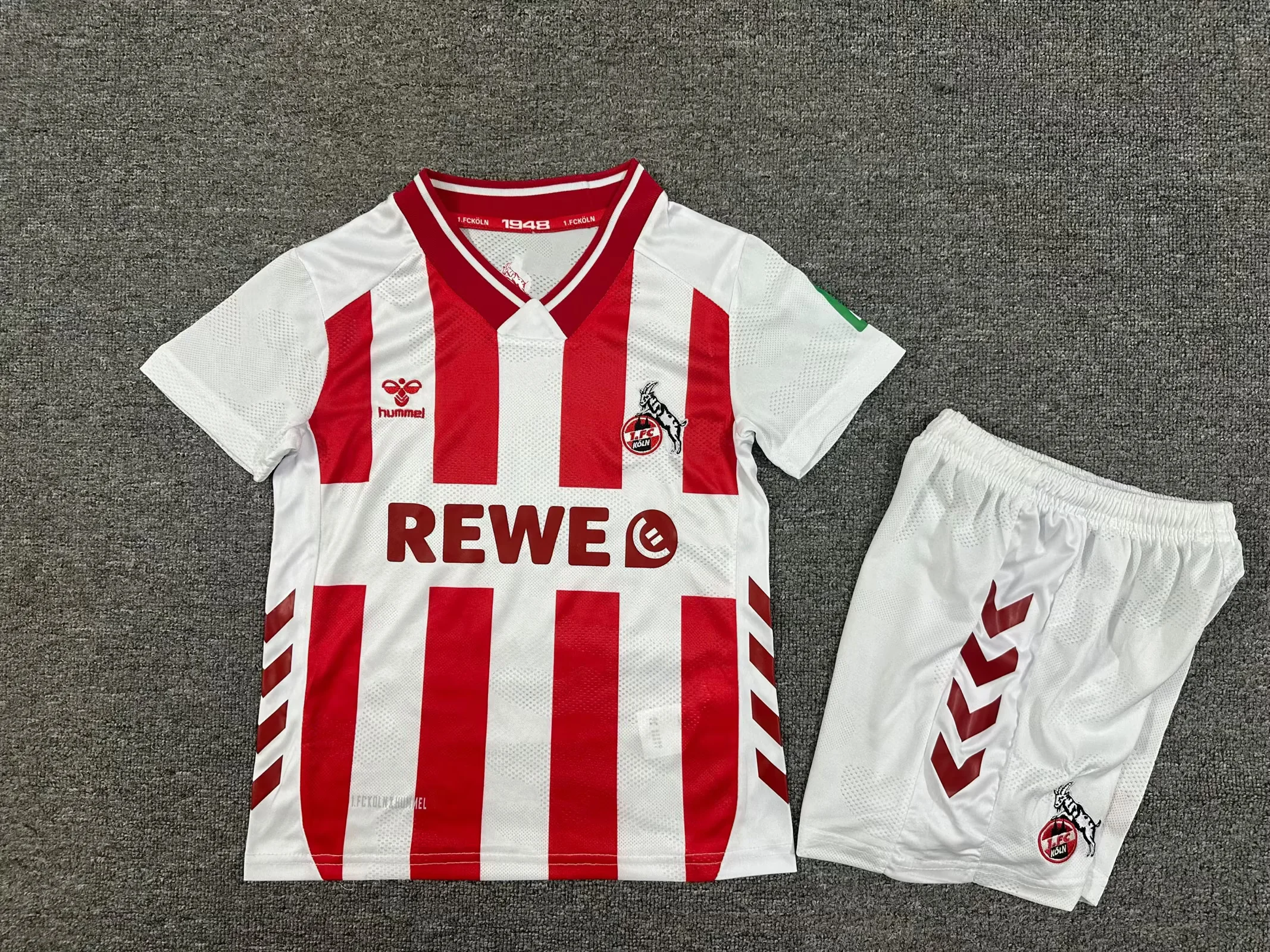 2025/2026 FC Köln Home Football Shirt Kids Size 1:1 Thai Quality