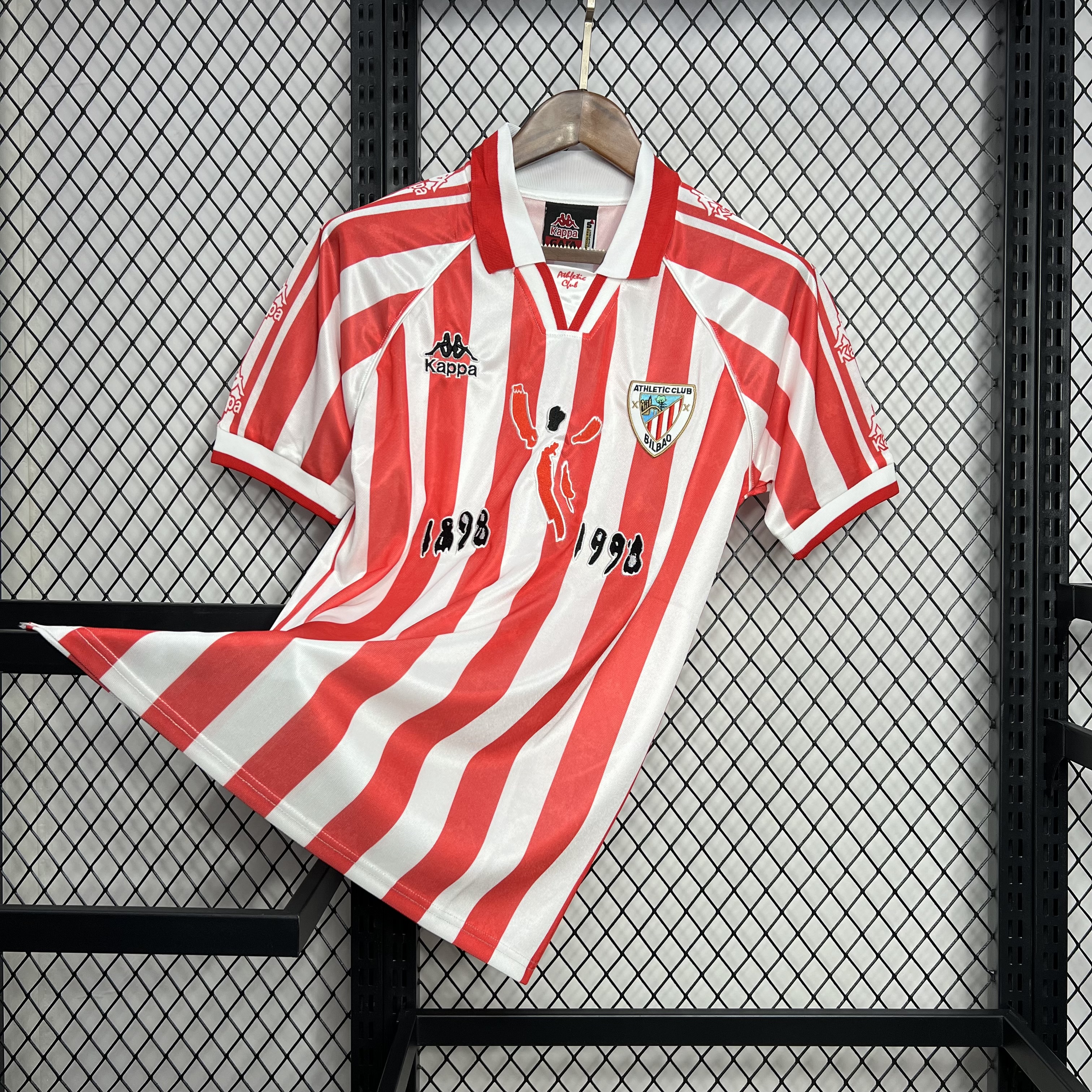 1997/1998 Athletic Bilbao Home Football Shirt 1:1 Thai Quality