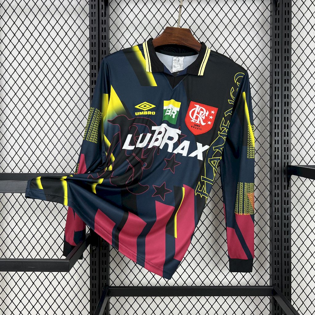 1998 Long Sleeve Retro Flamengo Goalkeeper Football Shirt 1:1 Thai Quality