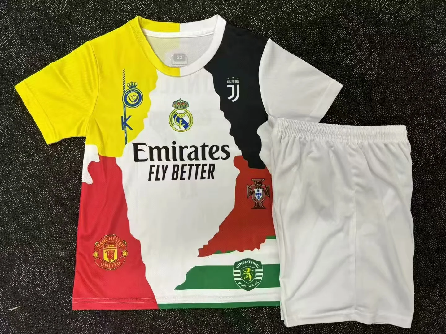 2025/2026 7#RONALDO Commemorative Edition Football Shirt Kids Size 1:1 Thai Quality