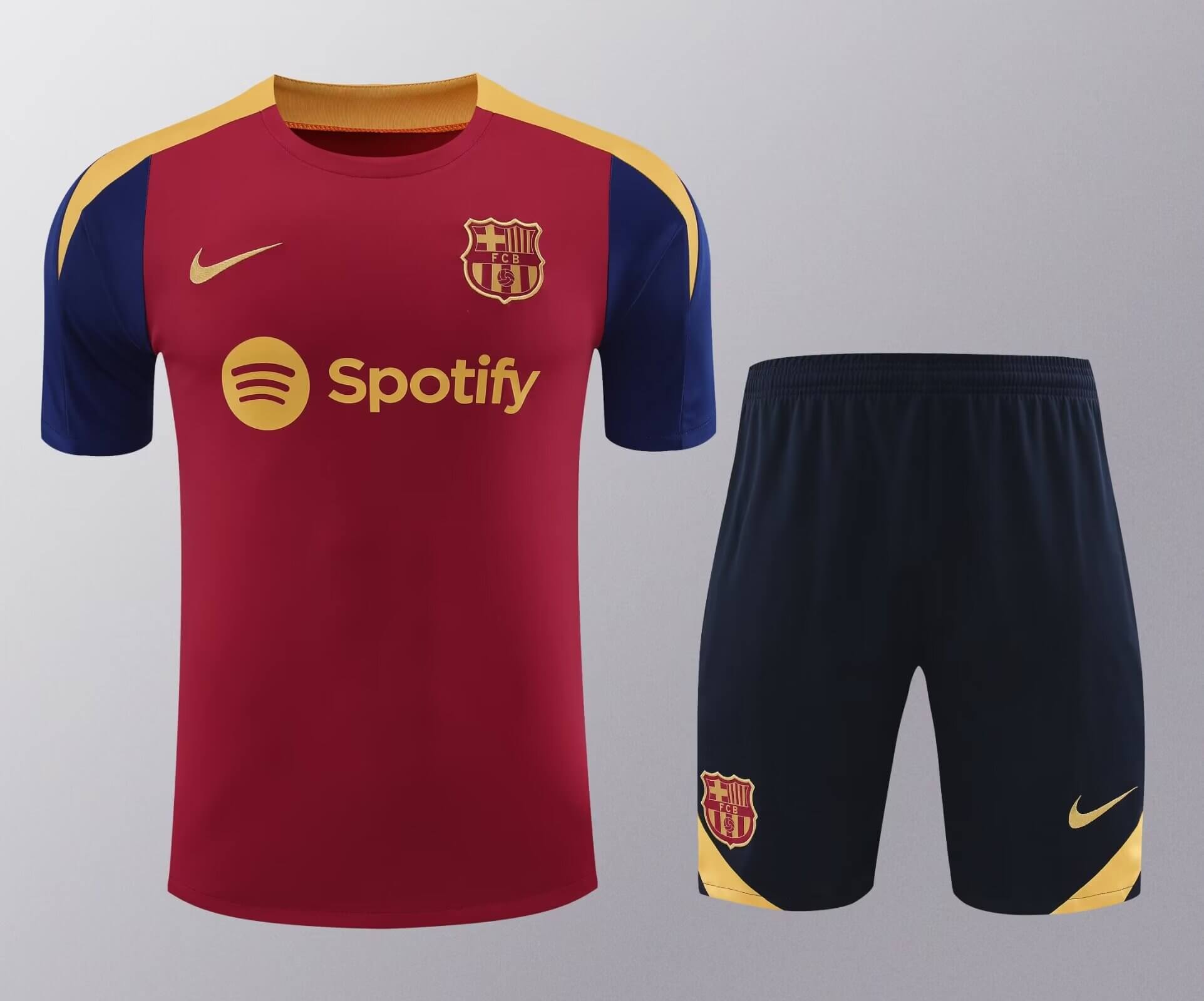 2024/2025 Barcelona Training Wear Red Suit Shirt 1:1 Thai Quality