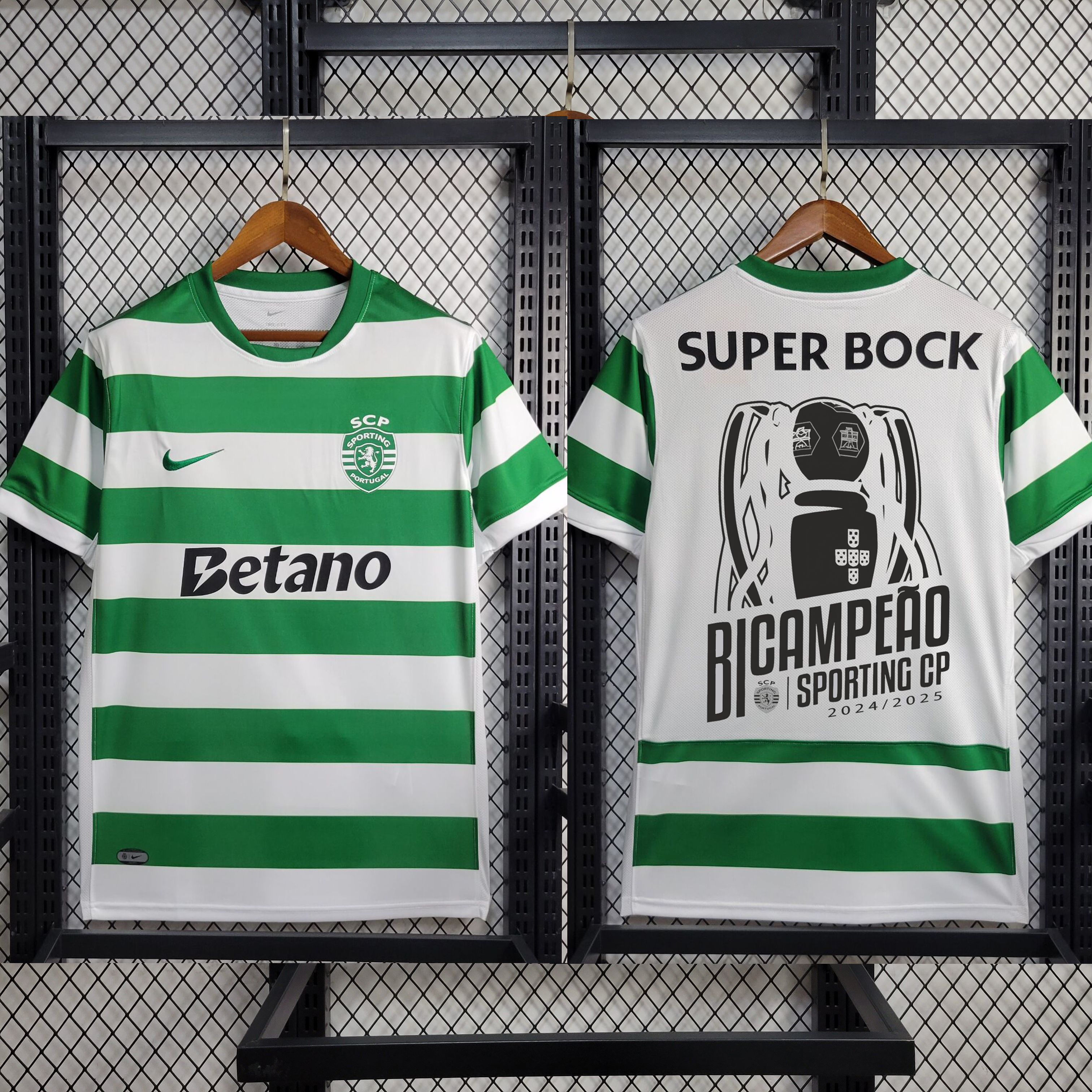 2025/2026 Sporting Lisbon Home Champion Football Shirt 1:1 Thai Quality