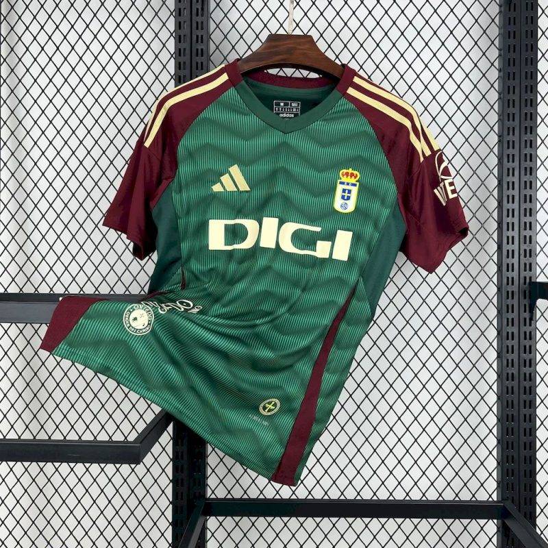 6e7f3494958caad4007fb0fea1fd408d 2024/2025 Real Oviedo Vetusta Third Away Football Shirt 1:1 Thai Quality