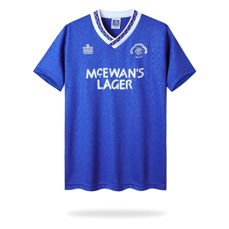 1990/1992 Retro Rangers Home Football Shirt 1:1 Thai Quality