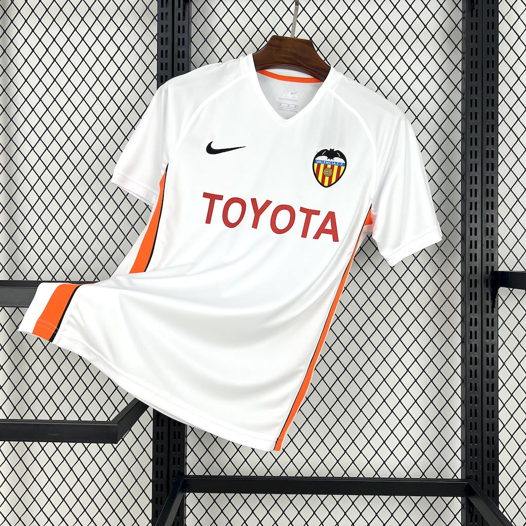 2006/2007 Retro Valencia Home Football Shirt 1:1 Thai Quality