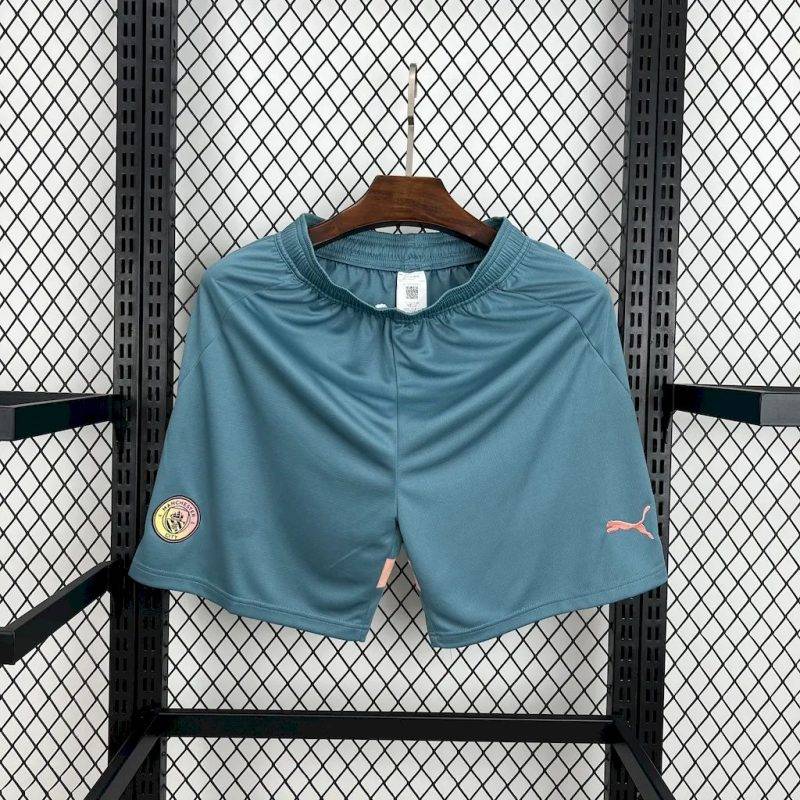 2024/2025 Manchester City Fourth Away White Shorts 1:1 Thai Quality