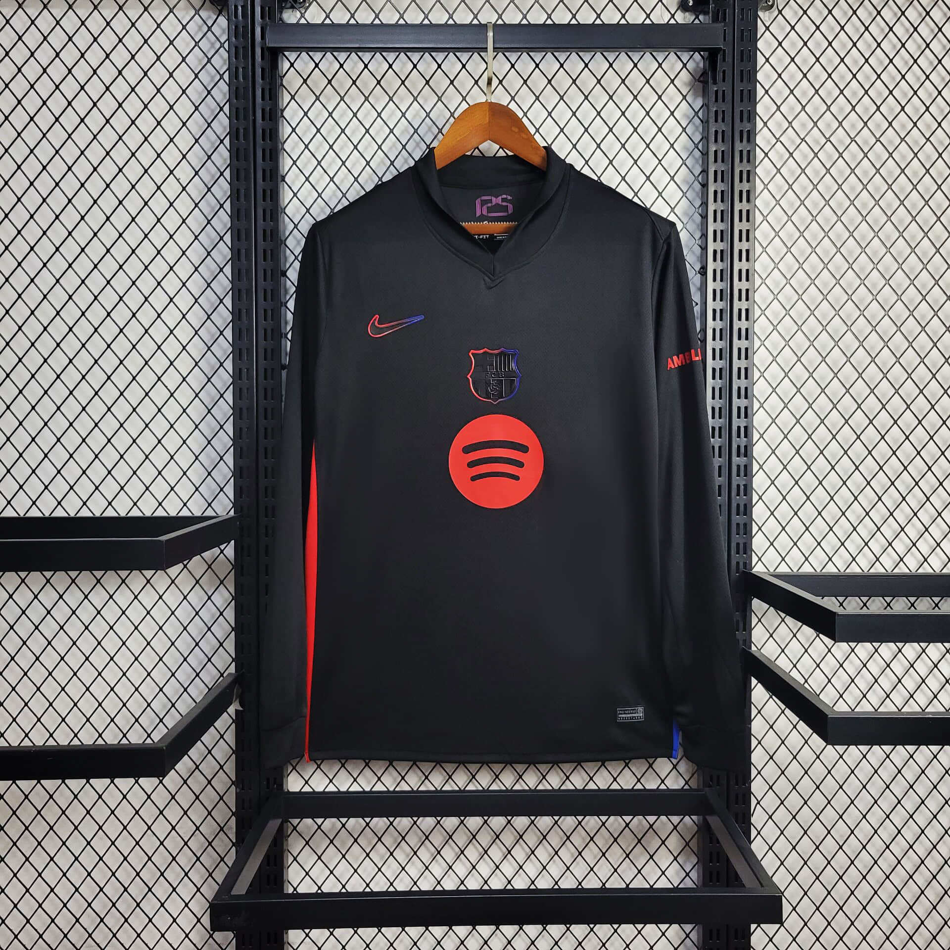 2024/2025 Long Sleeve Barcelona Away Football Shirt 1:1 Thai Quality