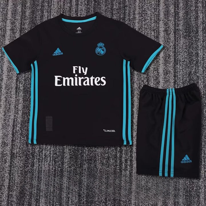2017/2018 Retro Real Madrid Away Football Shirt Kids Size 1:1 Thai Quality