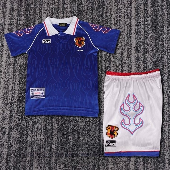 1998 Retro Japan Home Football Shirt Kids Size 1:1 Thai Quality