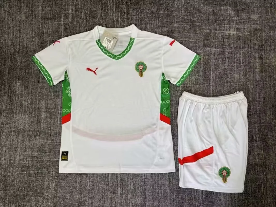 2024/2025 Morocco Away Football Shirt Kids Size 1:1 Thai Quality