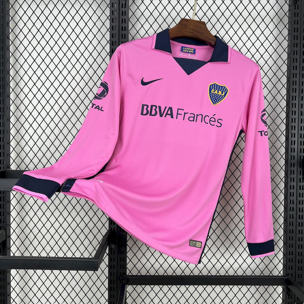 2013/2014 Retro Long Sleeve Boca Juniors Away Football Shirt 1:1 Thai Quality