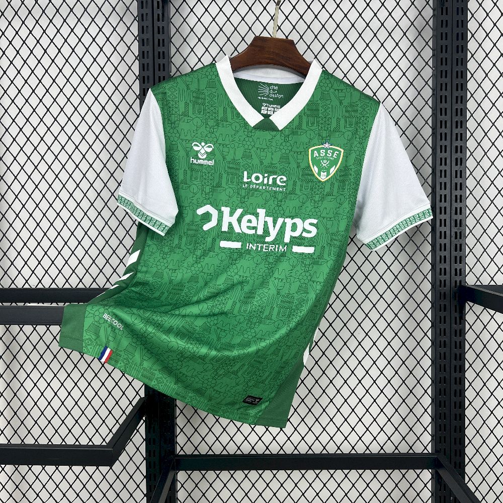 2025/2026 Saint-Etienne Home Football Shirt 1:1 Thai Quality