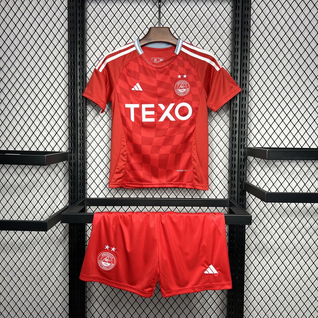 2024/2025 Aberdeen Home Football Shirt Kids Size 1:1 Thai Quality
