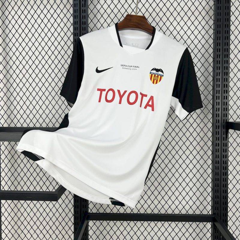 2003/2004 Retro Valencia Home Football Shirt 1:1 Thai Quality