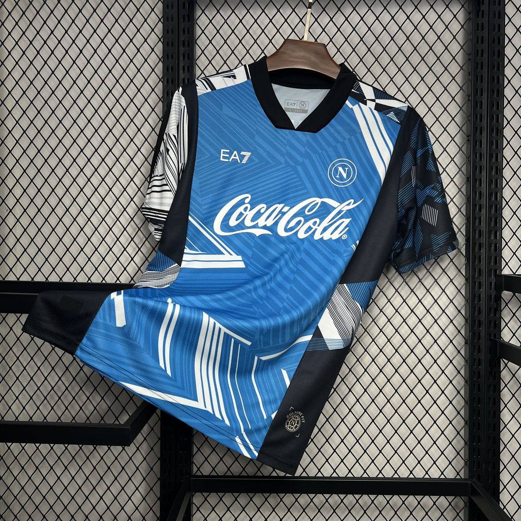 2024/2025 Napoli Pre-Match Football Shirt 1:1 Thai Quality