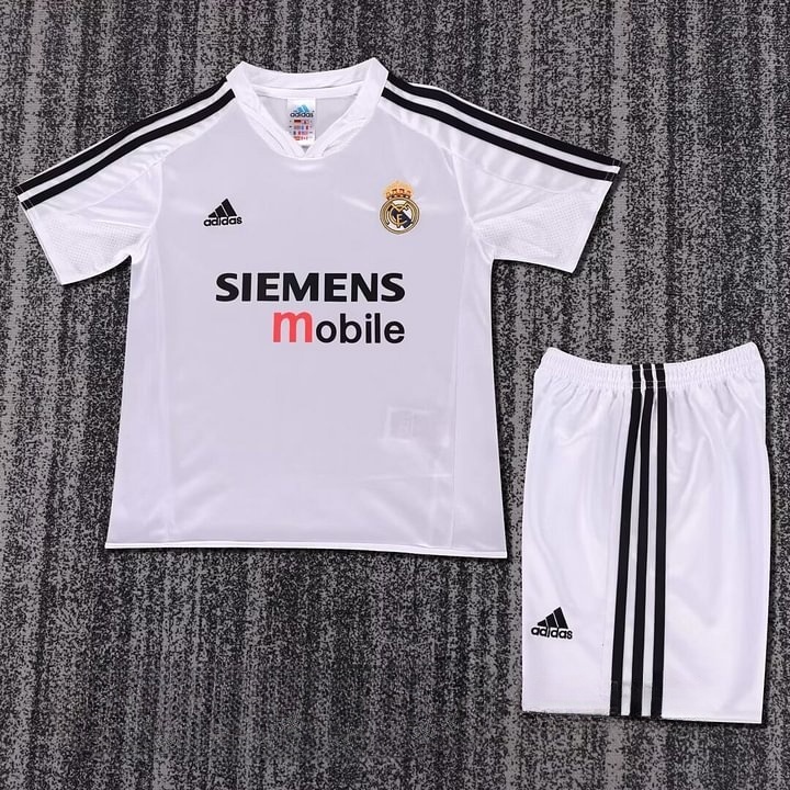 2004/2005 Retro Real Madrid Home Football Shirt Kids Size 1:1 Thai Quality