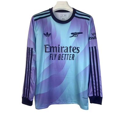 2024/2025 Long Sleeve Arsenal Third Away Football Shirt 1:1 Thai Quality