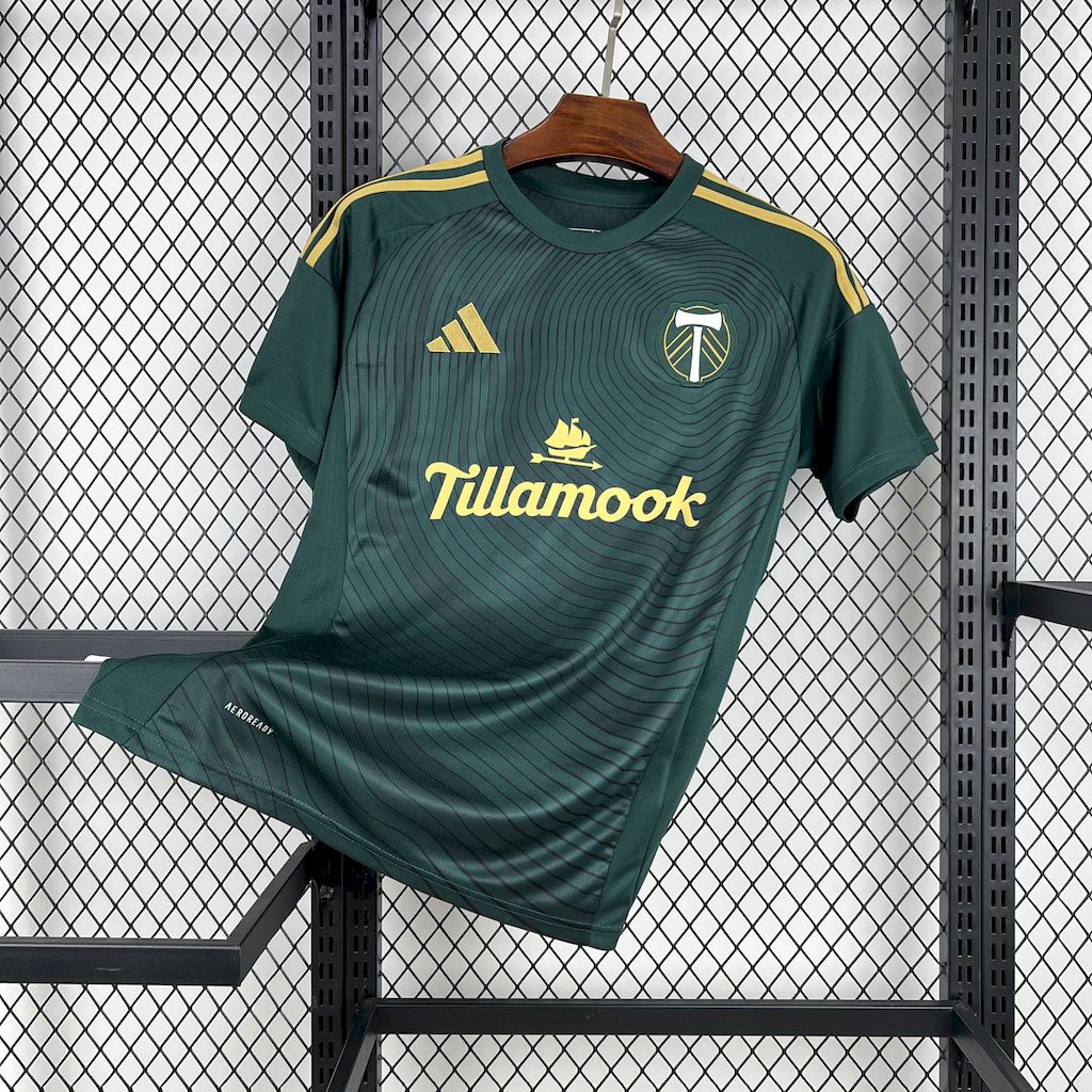7e45c3348a27428a97d0c2fa60df0a1d 2025/2026 Portland Timbers Home Football Shirt 1:1 Thai Quality