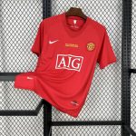 2007/2008 Retro Manchester United Home Champions League Final Football Shirt 1:1 Thai Quality