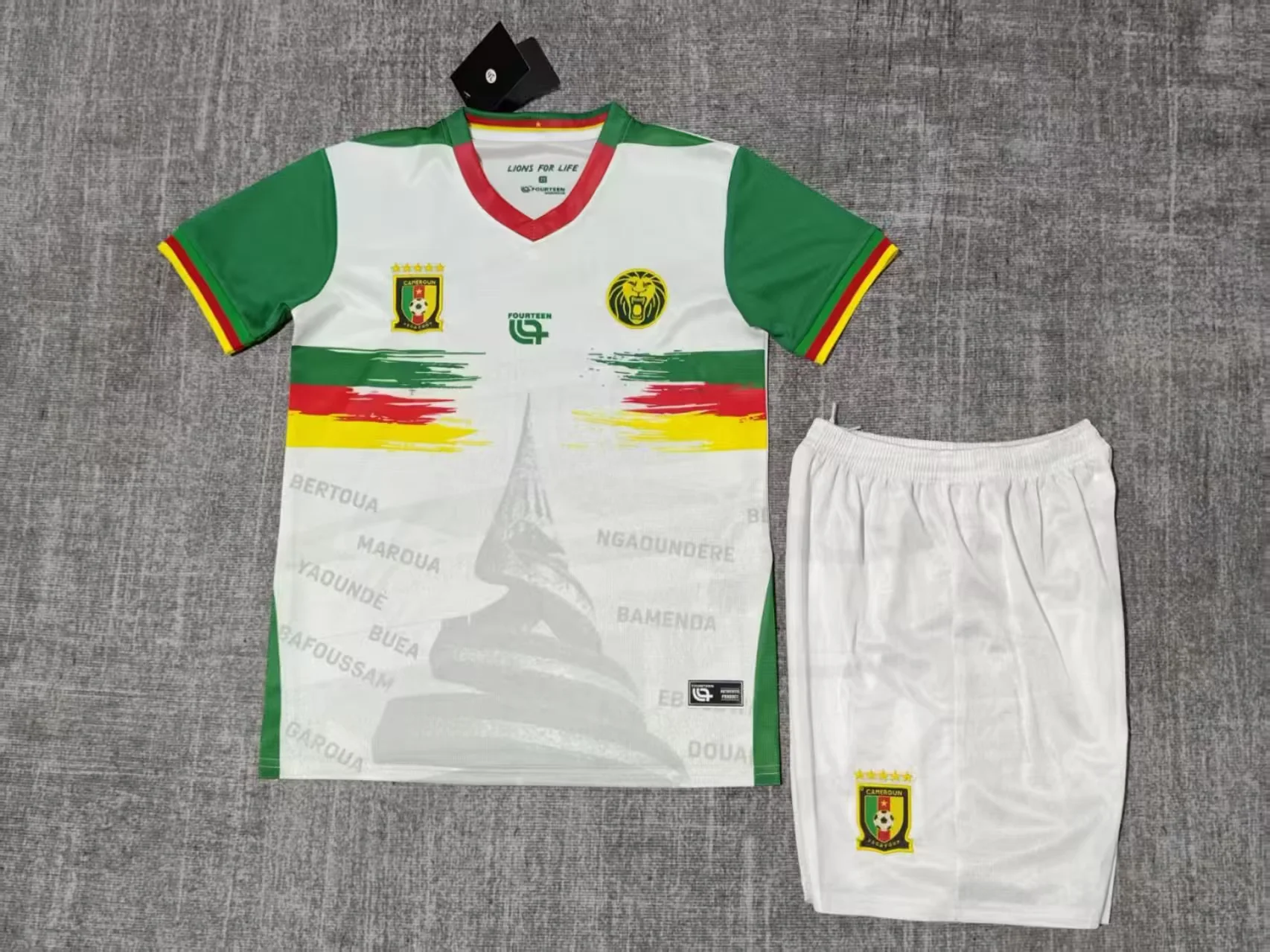 2025 Cameroon Third Away Football Shirt Kids Size 1:1 Thai Quality