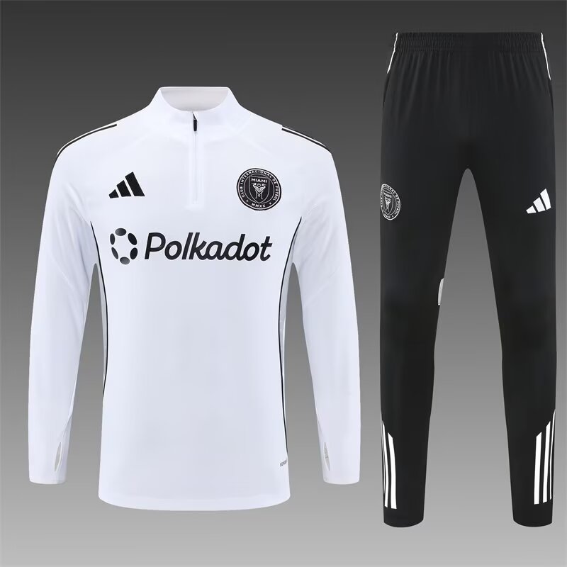 2025/2026 Inter Miami Half-Pull Training Suit Football Shirt 1:1 Thai Quality Set