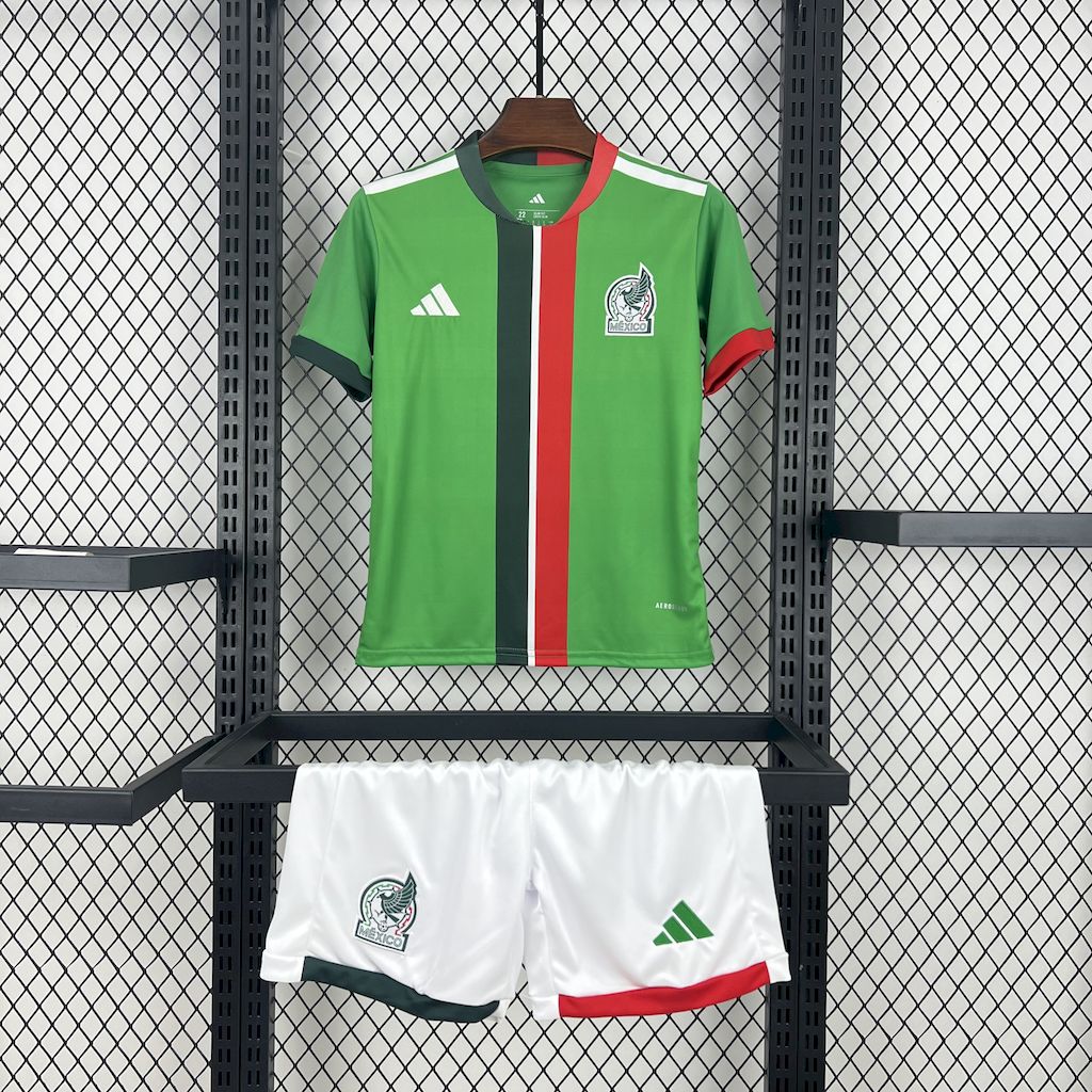 2025 Mexico Home Football Shirt Kids Size 1:1 Thai Quality