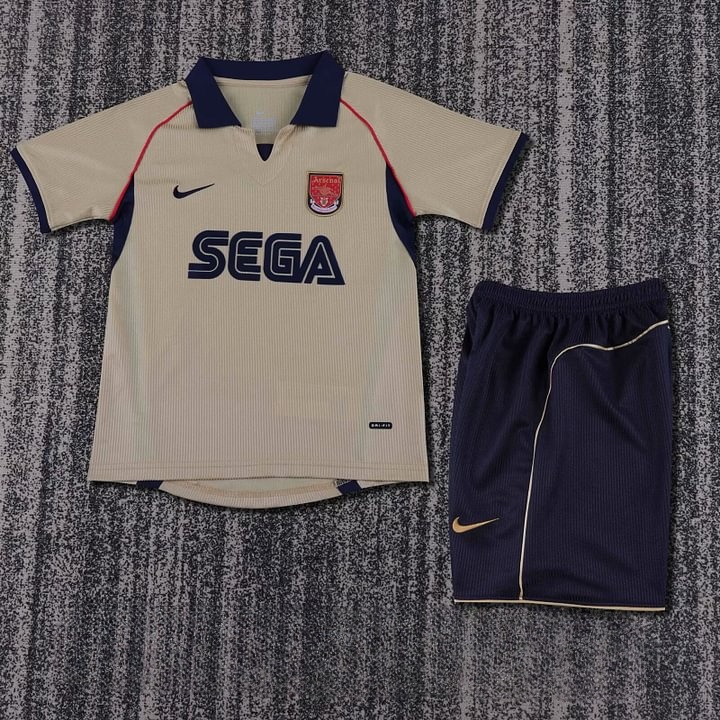 2001/2002 Retro Arsenal Away Football Shirt Kids Size 1:1 Thai Quality