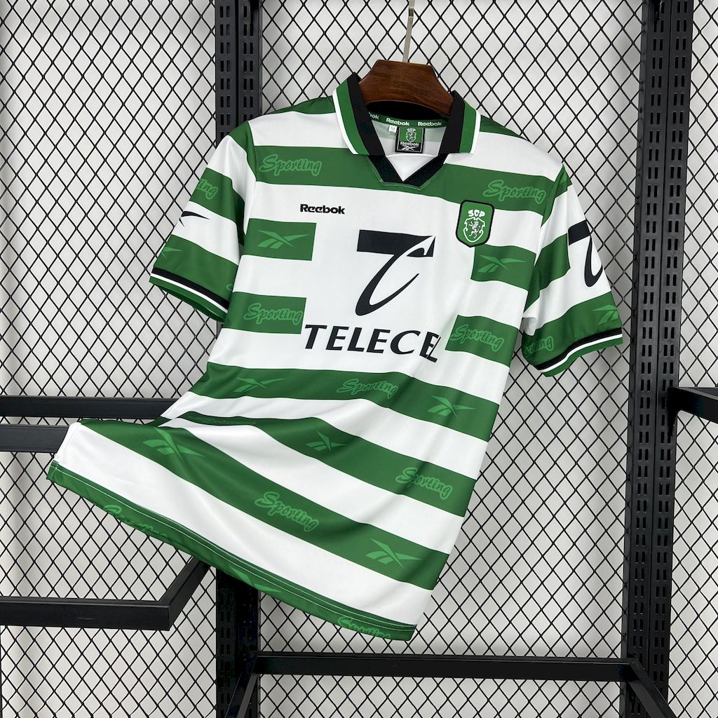 1999/2000 Retro Sporting CP Home Football Shirt 1:1 Thai Quality