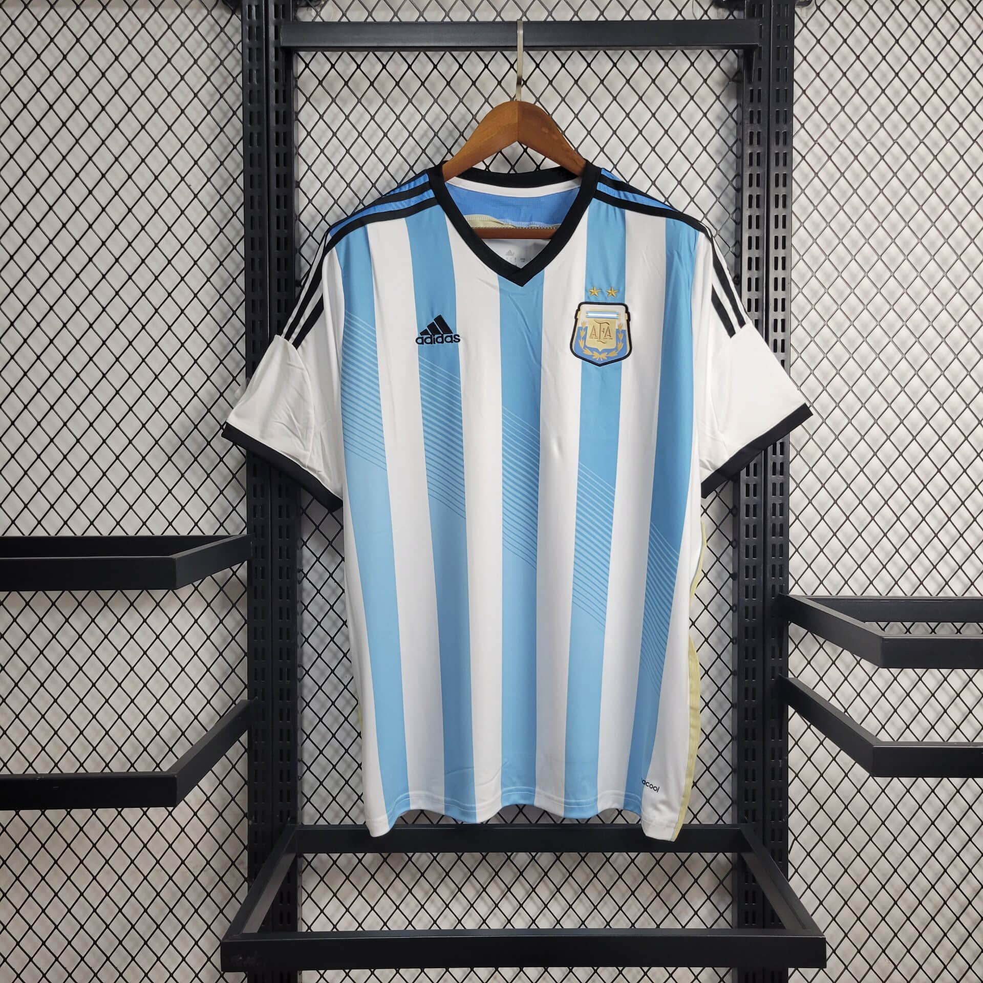 2014 Retro Argentina Home Football Shirt 1:1 Thai Quality