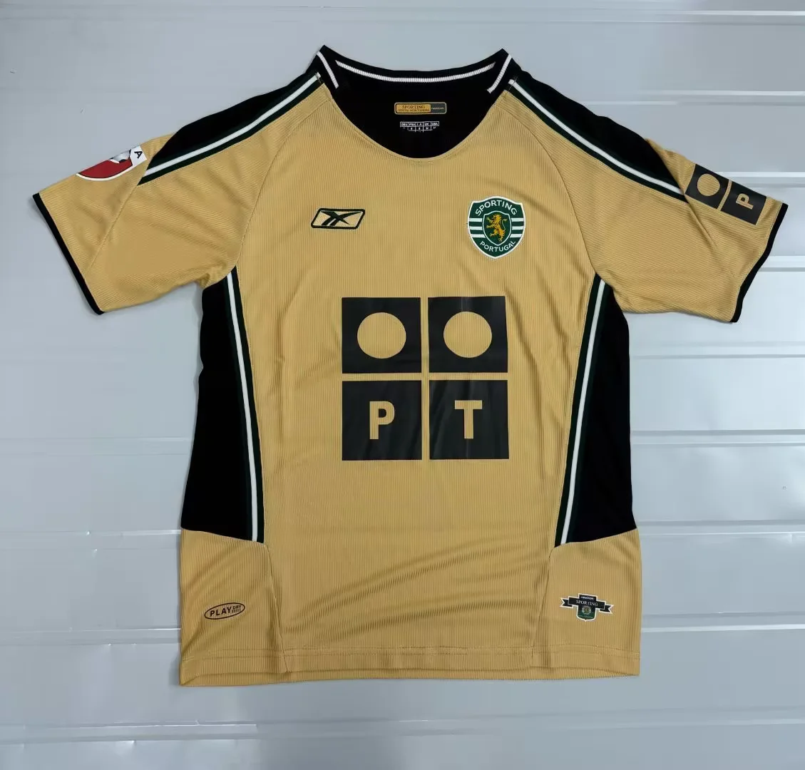 2003/2004 Retro Sporting Away Football Shirt 1:1 Thai Quality